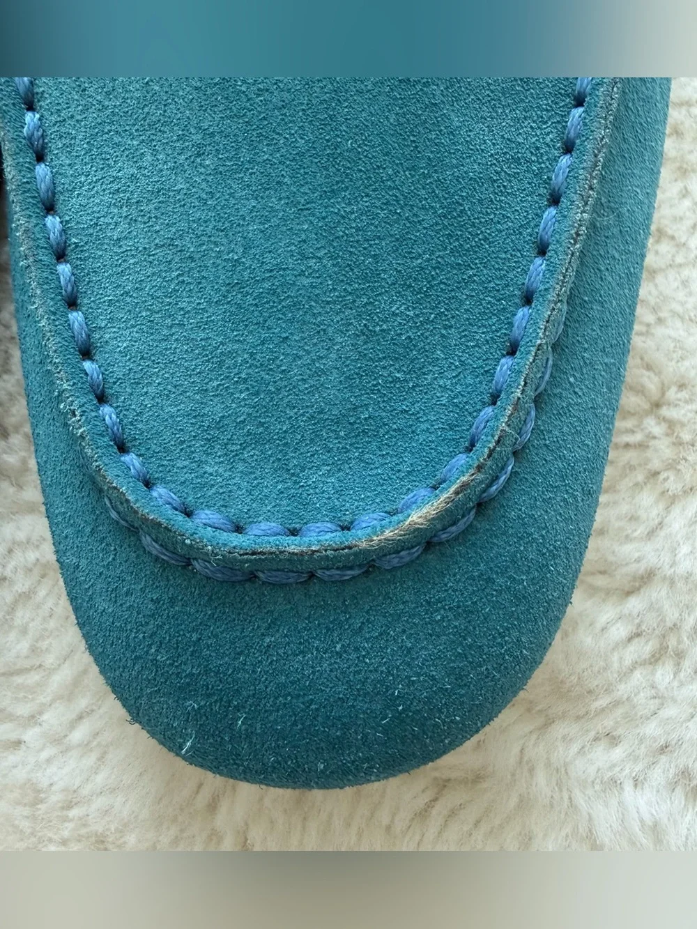 Louis Vuitton Lexington Logo LV Loafers Blue Suede 10 UK/ 11 US Authentic
